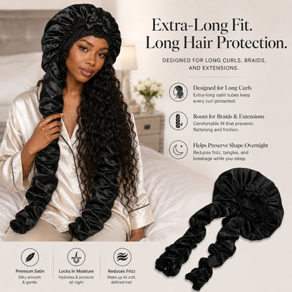 BUY 1 GET 1 FREE🔥 Silk Bonnet for Long Curly Hair