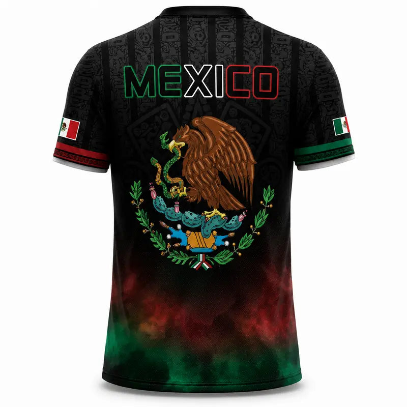 Unisex Mexico Aztec Warrior 3D All-Over Print Sports Top