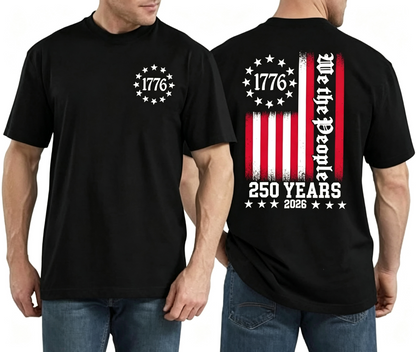 We The People Shirt 🦅 250th Anniversary USA Patriotic Tee
