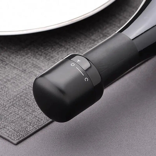 Vacuum Wine Stopper — Reusable Leakproof Bottle Sealer for Wine & Champagne