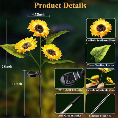 🌻Solar LED Sunflower Garden Lights🌞