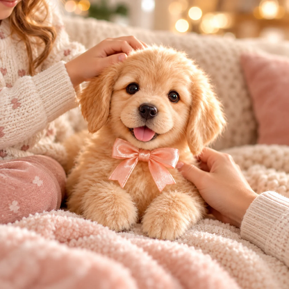 🔥Black Friday Deal🎄49% OFF🐕🐾 Golden Buddy™ Realistic Robot Golden Retriever Puppy
