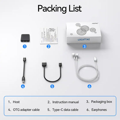 Mini Magnetic Voice Recorder One-Touch Recording