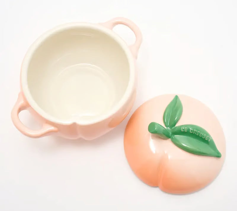 🍓 Le Creuset Mini Fruit Cocotte - 16oz Stoneware, Oven-Safe & Adorable for Baking & Serving!