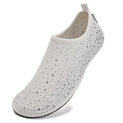 Women Barefoot Aqua Water Shoes Non Slip Beach Swim Surf Yoga Indoor Outdoor Travel House Slippers