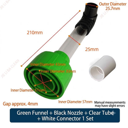 AC Drain Line Cleaner Adapter Evacuates & Unclog AC Drain Line