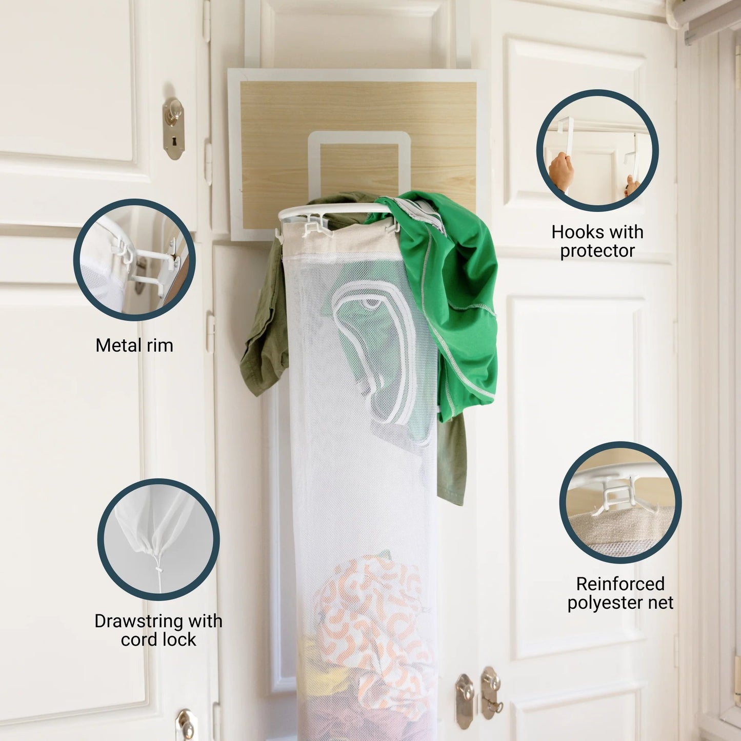 Laundry Basketball Hamper