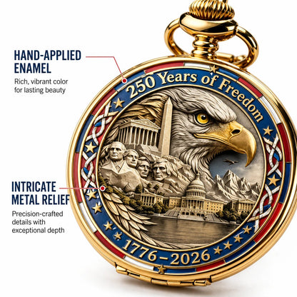 ⏳ ONLY 72 HOURS LEFT: USA 250TH POCKET WATCH — ⏳