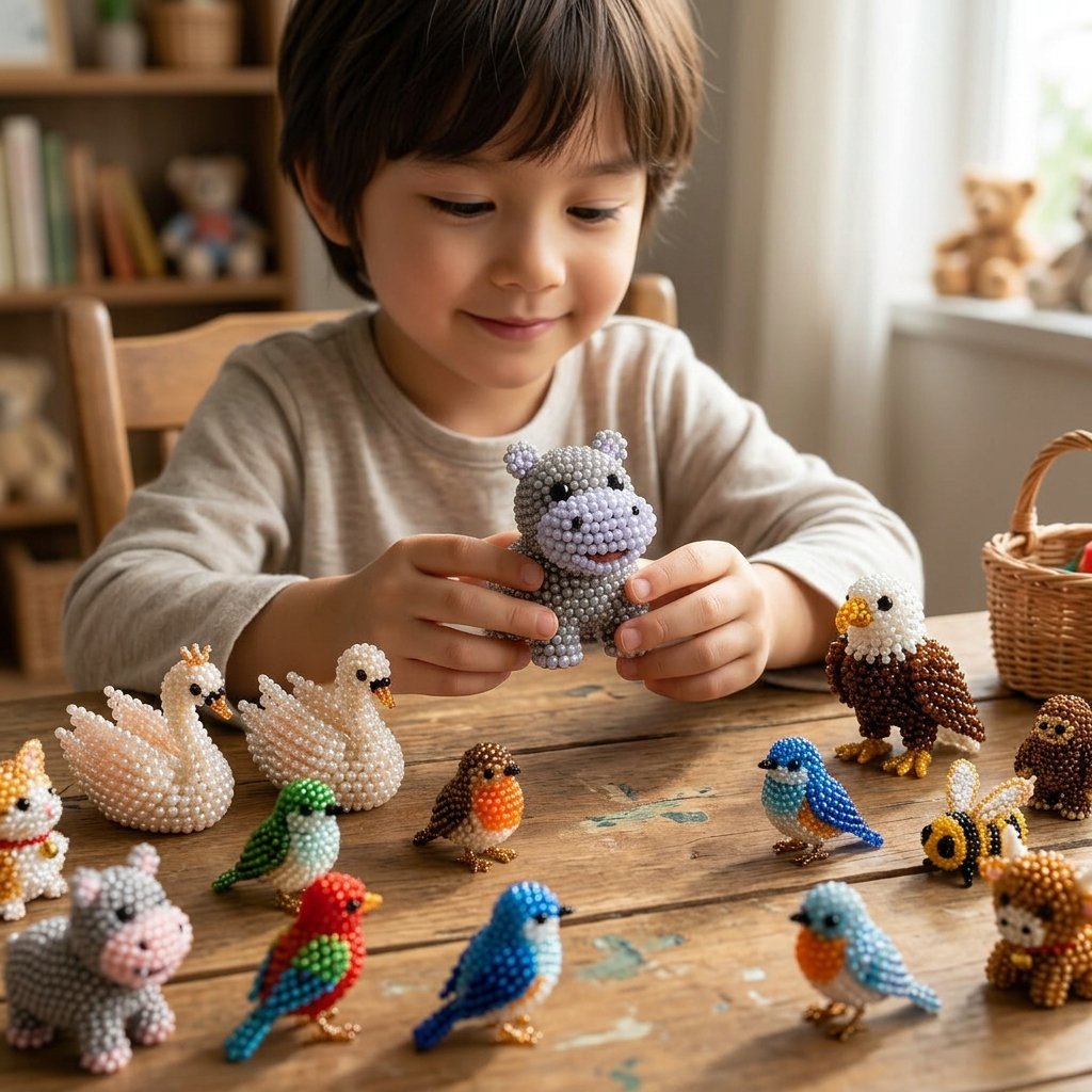 🔥Last Day 50% OFF ✨ Tiny 3D Beaded Animal DIY Kit