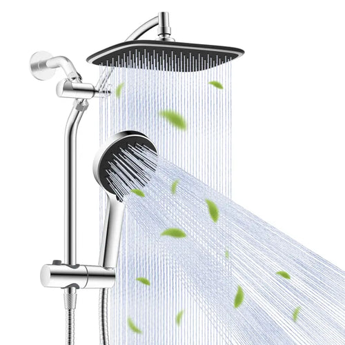 🚿 Luxury 3-Way Rainfall Shower Head Combo System 🚿