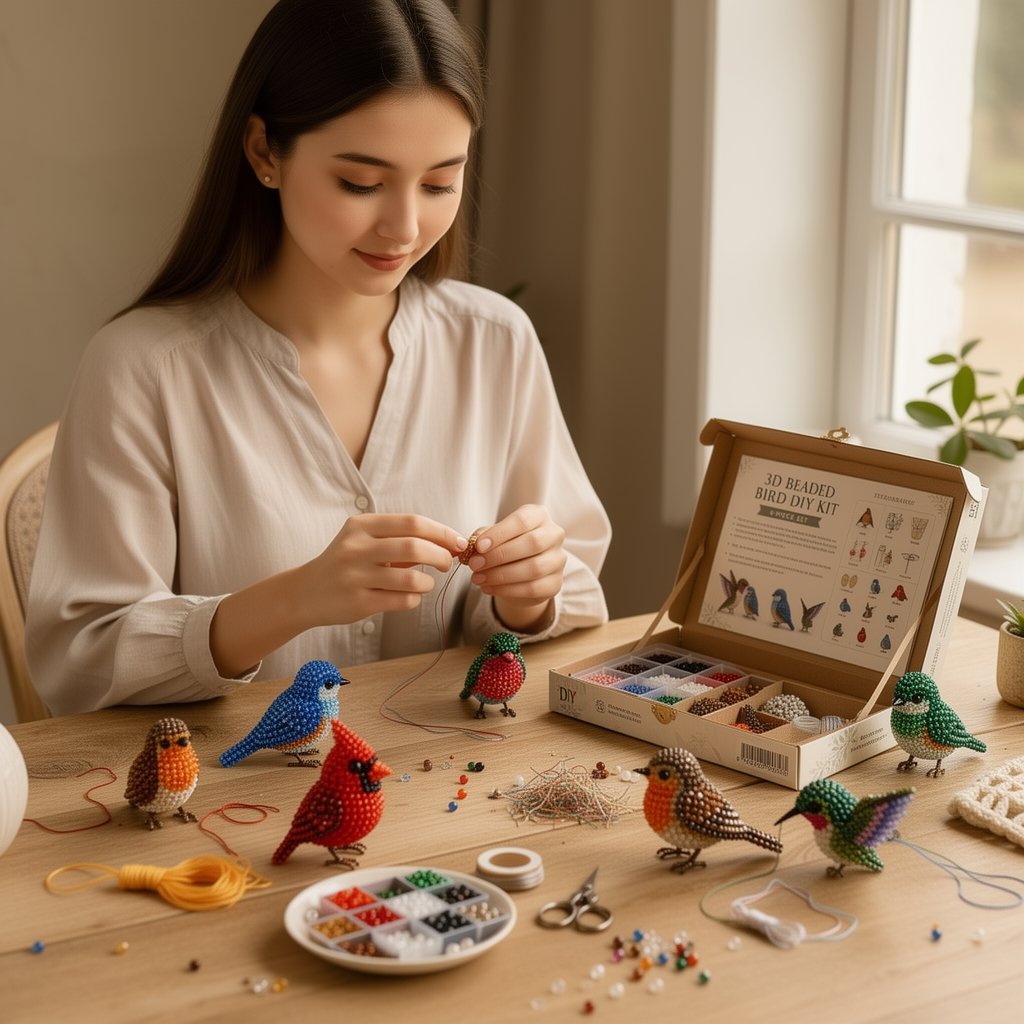 🔥Last Day 50% OFF ✨ Tiny 3D Beaded Animal DIY Kit