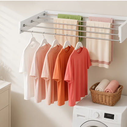 Wall-Mounted Clothing Rack