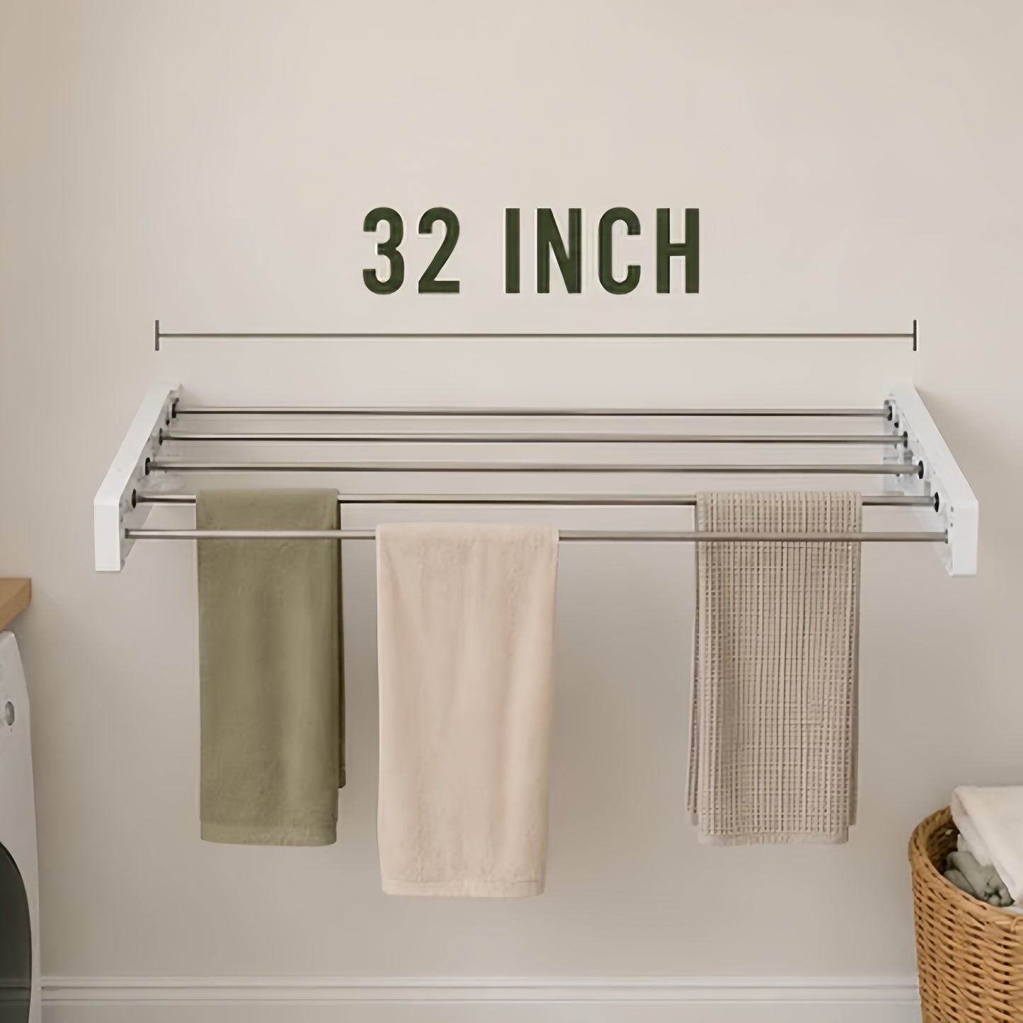 Wall-Mounted Clothing Rack