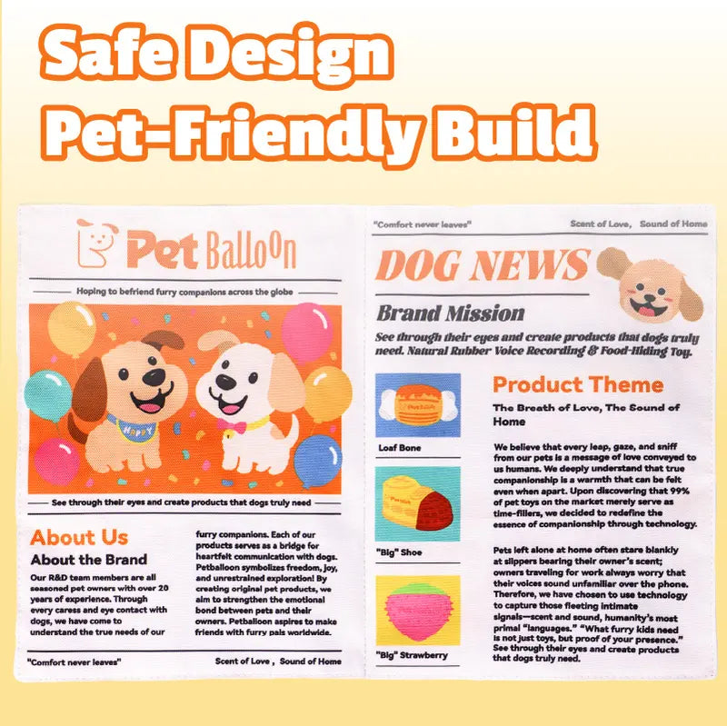 🔥Buy 1 Get 1 Free🔥🐶Durable Newspaper Dog Toy