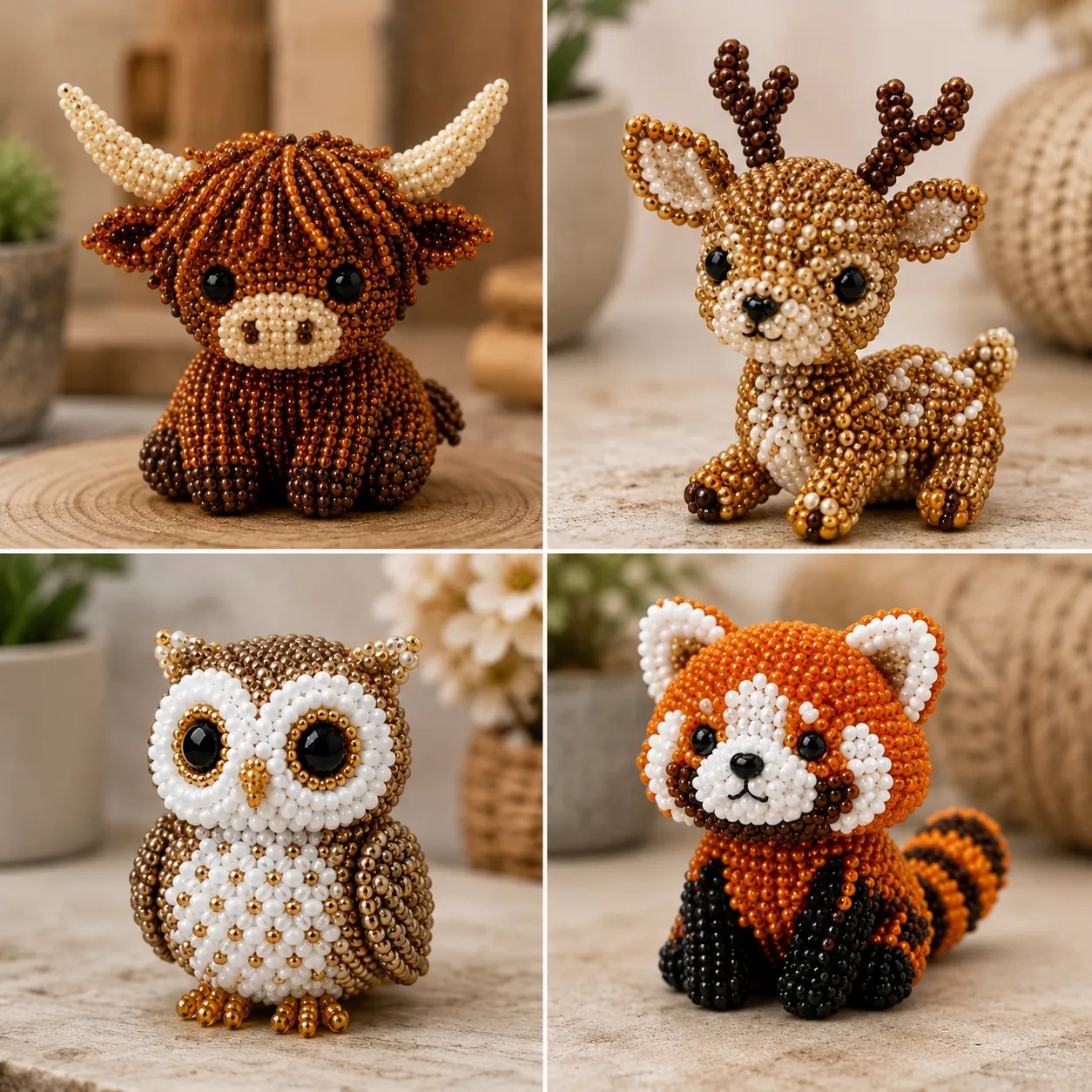 🔥Last Day 50% OFF ✨ Tiny 3D Beaded Animal DIY Kit