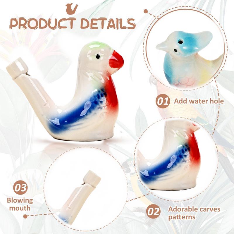 ⚡Hot Sales 49% OFF🔥6 Pcs Ceramic Water Bird Whistles