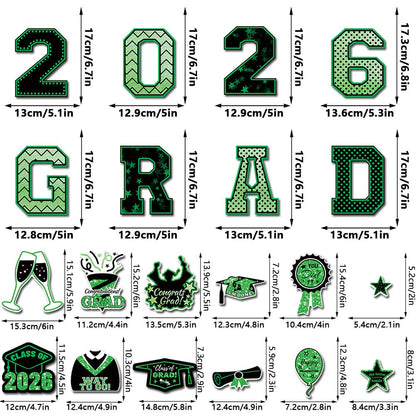 🎓 2026 Grad Car Magnets 🧲 – 20-Piece Set for Celebration Decor (Cars, Fridges & More)
