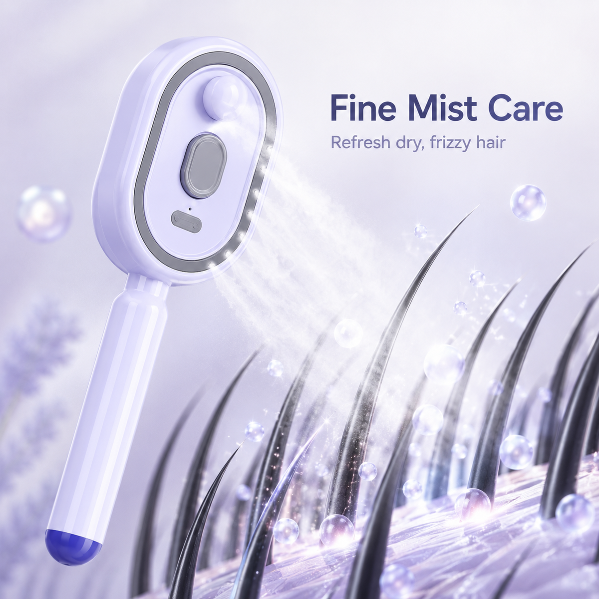 💫SAVE 58% NOW🪮✨Steam Mist Straightening Comb – Easy Salon-Like Hair