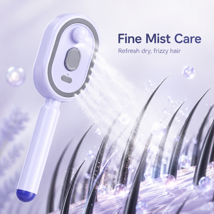 💫SAVE 58% NOW🪮✨Steam Mist Straightening Comb – Easy Salon-Like Hair