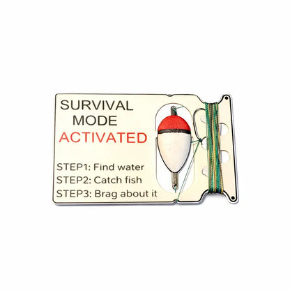 🔥HOT SALE 49% OFF🎣 Go Fish Card –Wallet Fishing Kit – Credit Card Sized Emergency Fishing Set