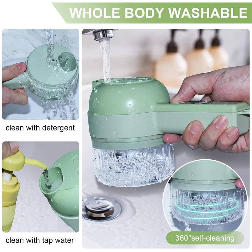 ✨5 in 1 Electric Vegetable Chopper Set, Electric Food Processor
