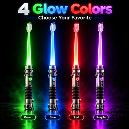 🔥HOT SALE🔥Galactic Glow Toothbrush – LED Light-Up Manual Toothbrush