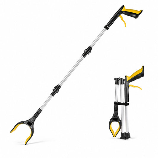 💥LAST DAY SALE 49% OFF💥-43" Extra Long Grabber Reacher Tool – Heavy Duty with 360° Rotating Jaw & Magnets