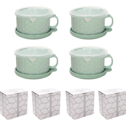1 PCS 25-oz Mug Meals w/ Lid-its & Gift Boxes