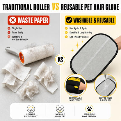 🔥 Early Black Friday Deal🔥Dog & Cat Grooming Reusable Pet Hair Remover Mitts