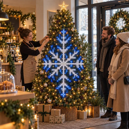 🔥Black Friday Deal 🎄Smart Animated Christmas Tree Lights – App-Controlled LED Effects