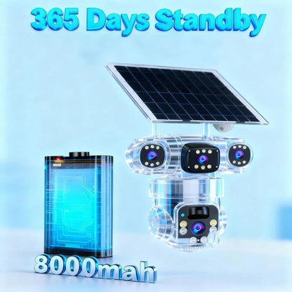 📹 6K PTZ Security Camera | 360° Coverage & Smart Tracking