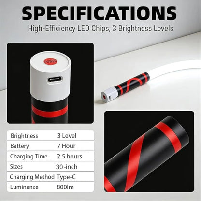 Bendable LED Flashlight Stick