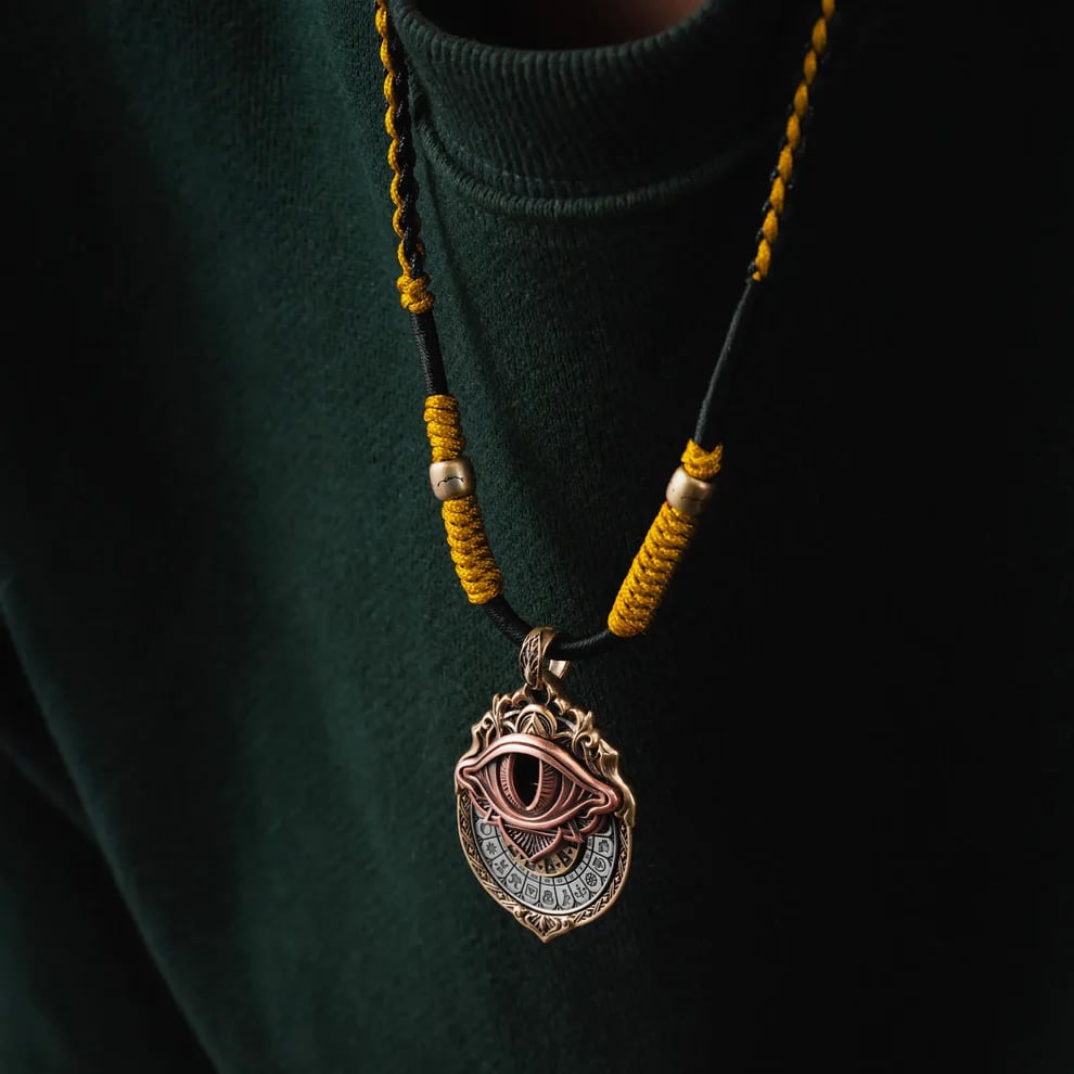 👁️‍🗨️Handmade Tarot Vision Pendant: Connect to Cosmic Wisdom Anytime(✨Comes with instruction manual)