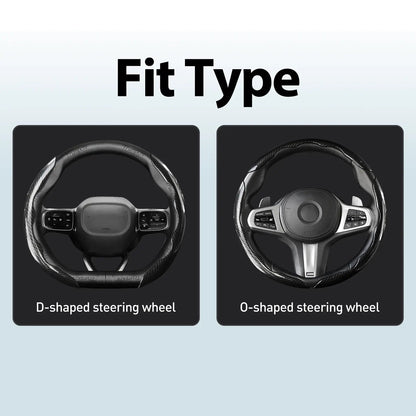🚘Non-Slip Car Steering Wheel Cover for 15 Inch Wheels