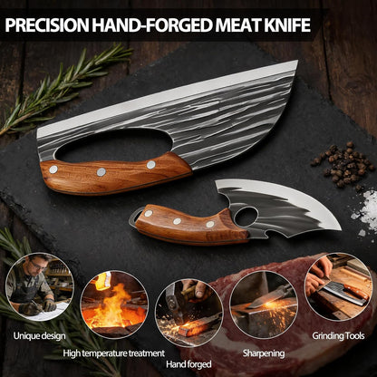 Buy 1 Get 1 Free Hand-Forged Kitchen Knife Set