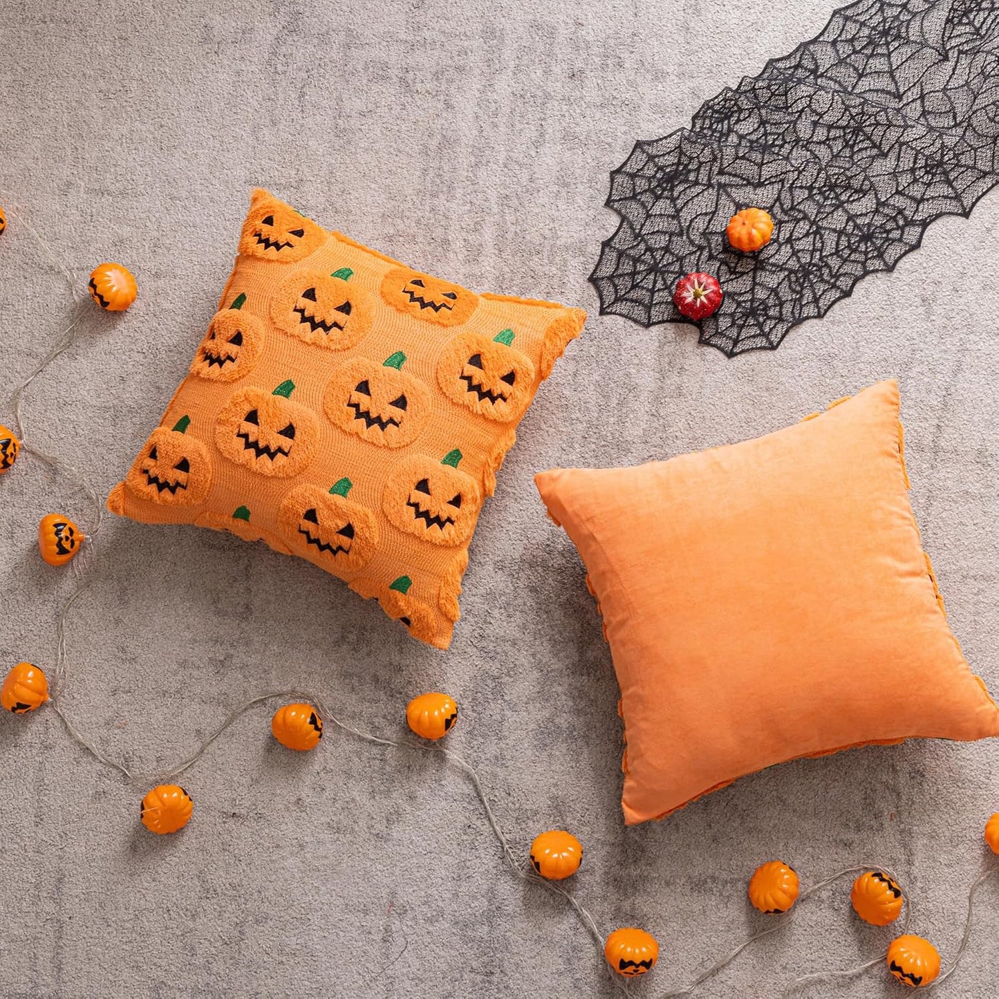 👻 Halloween Ghost Throw Pillow Covers | Spooky Cute Seasonal Decor