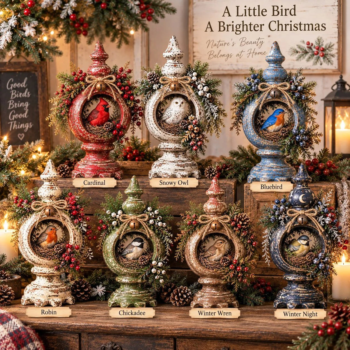 🐦 Vintage Christmas Bird Decor - Find The Bird That Feels Like Home