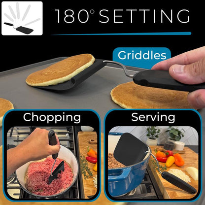 Spatula with adjustable angles - BPA/BPS and PFAS free.  Non-Toxic
