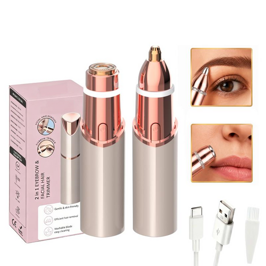 🔥2-in-1 Women's Eyebrow and Facial Hair Removal Device
