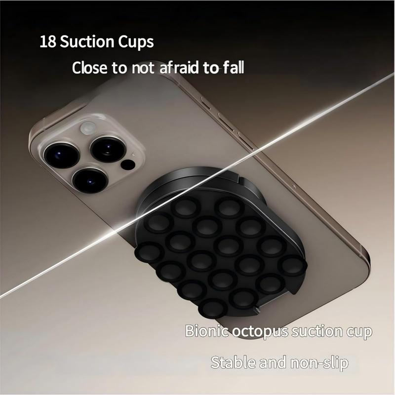 Suction Cup Magnetic Carabiner Phone Holder