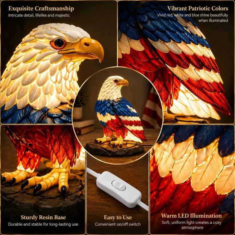 🇺🇸 Patriotic Eagle Lamp - U.S. 250th Anniversary Limited Edition Gift