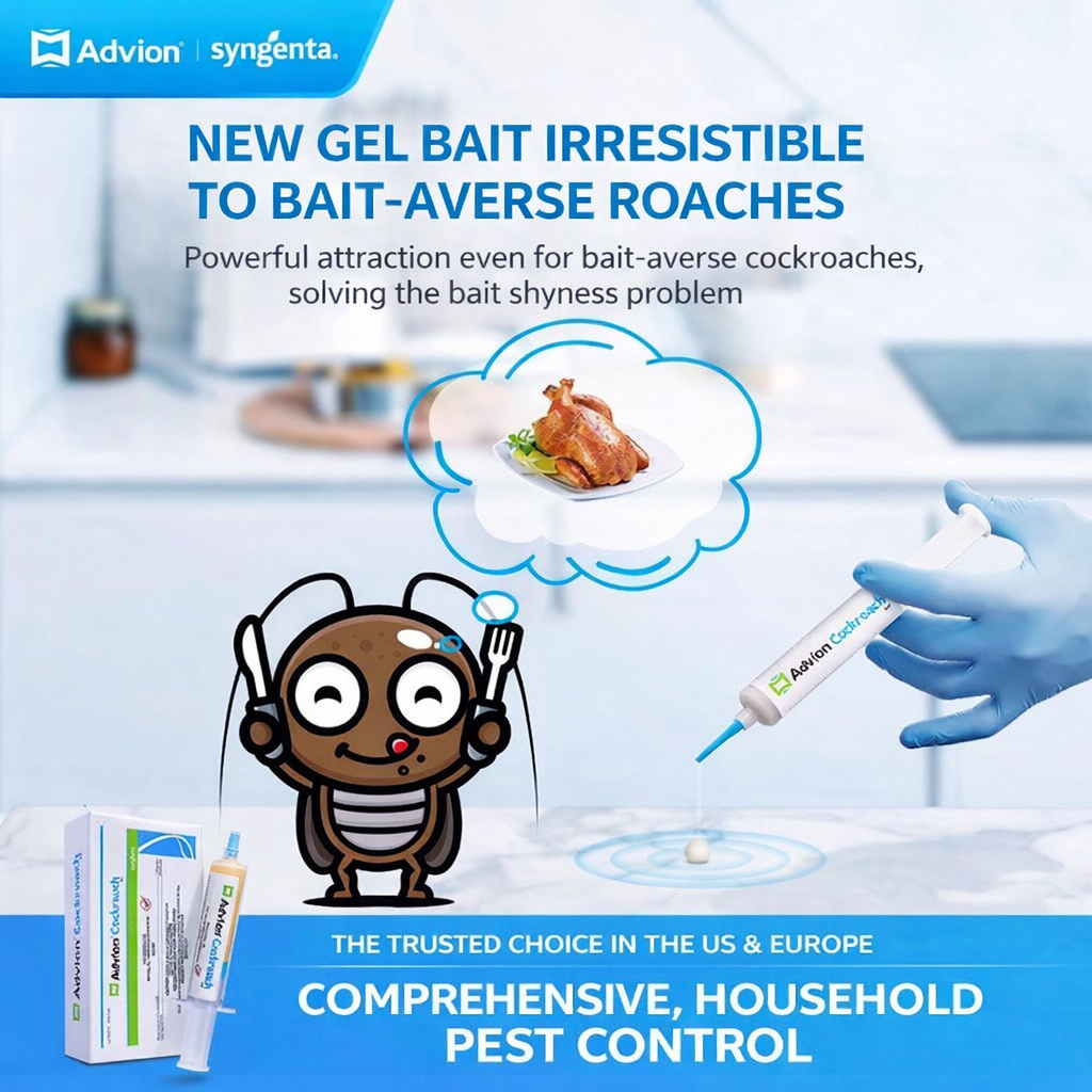Advion Cockroach Gel Bait – Professional Household Roach Killer