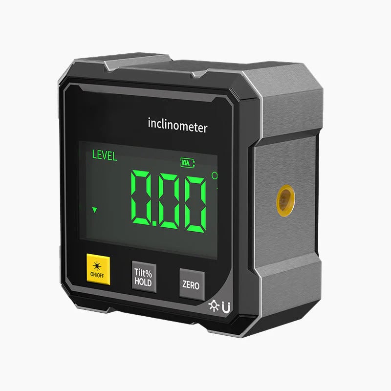 ⚙️ German Quality 4-Side Magnetic Digital Angle Gauge with Laser | Precision You Can Trust