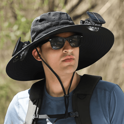 Ultralight Solar Fan Sun Hat – Lighter Than a Baseball! ⚾