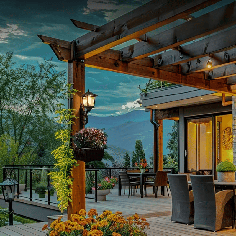 ✨49% OFF🌞2-in-1 Outdoor Solar Lamp Post Light with Planter: Illuminate & Decorate Your Garden🌼