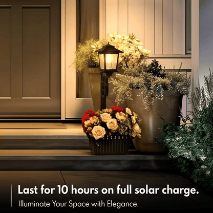 ✨49% OFF🌞2-in-1 Outdoor Solar Lamp Post Light with Planter: Illuminate & Decorate Your Garden🌼