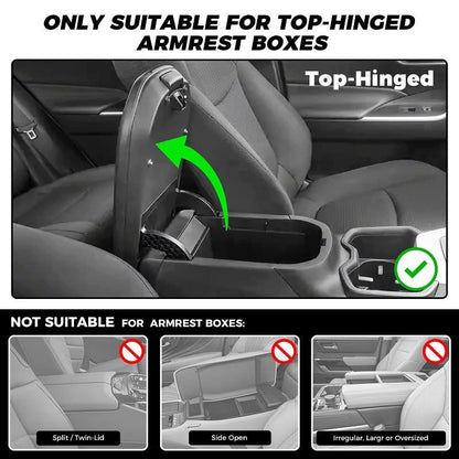 🔥Limited Time 50% Off✨Multifunctional PU Leather Car Armrest Box Mat