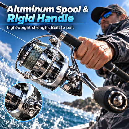 🎣 Single-Hand Jigging Reel