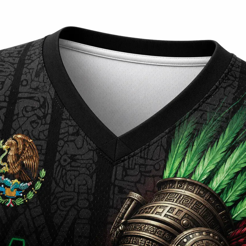 Unisex Mexico Aztec Warrior 3D All-Over Print Sports Top