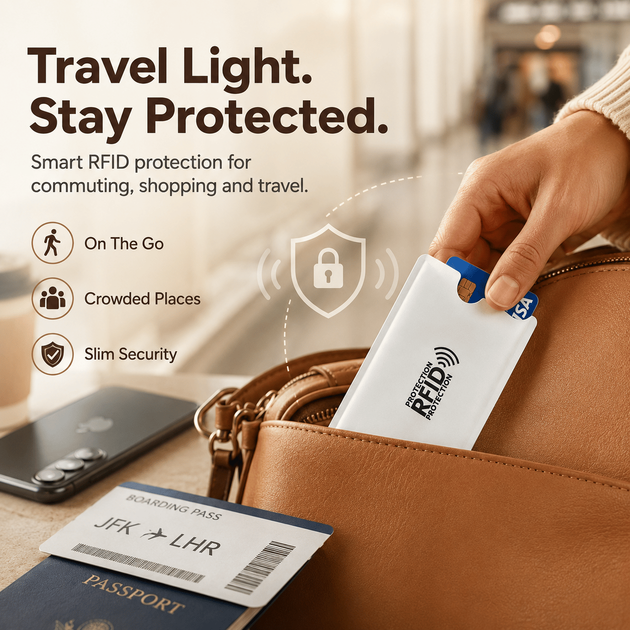 🔥 LAST DAY 49% OFF-🛡️ RFID Blocking Sleeves – Ultimate Protection for Credit & ID Cards Slim, Lightweight & Multi-Color Design
